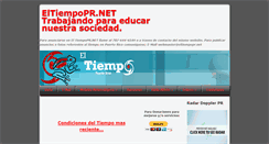 Desktop Screenshot of eltiempopr.net